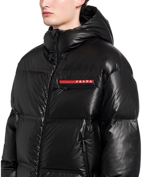 prada jacke dunkelblau|prada puffer jackets.